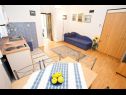 Apartmaji Miro - 300 m from sea: A1 Plavi(2+2), A2 Crveni(2+2), A3 Zeleni(2+2) Jadranovo - Riviera Crikvenica  - Apartma - A1 Plavi(2+2): dnevna soba