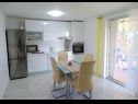 Apartmaji Vis B1(4+2) - selce Selce - Riviera Crikvenica  - Apartma - B1(4+2) - selce: kuhinja in jedilnica