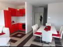 Apartmaji Vis 1 B1(4+2) - silver Selce - Riviera Crikvenica  - Apartma - B1(4+2) - silver: kuhinja in jedilnica