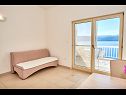 Apartmaji Sea front - free parking A1(2+2), A2(2+2), A3(4+1), A4(2), A5(2) Klek - Riviera Dubrovnik  - Apartma - A2(2+2): dnevna soba