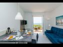 Apartmaji in sobe Villa Bouganvillea - sea view & garden: A1 Deluxe (2+1), A2 Superior (2+1), A3 Comfort (2+1), A4 Premium (2+1), R1 Deluxe (2), R2 Comfort (2) Mlini - Riviera Dubrovnik  - Apartma - A1 Deluxe (2+1): jedilnica