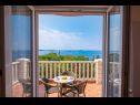 Apartmaji in sobe Villa Bouganvillea - sea view & garden: A1 Deluxe (2+1), A2 Superior (2+1), A3 Comfort (2+1), A4 Premium (2+1), R1 Deluxe (2), R2 Comfort (2) Mlini - Riviera Dubrovnik  - Apartma - A1 Deluxe (2+1): terasa