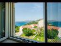 Apartmaji in sobe Villa Bouganvillea - sea view & garden: A1 Deluxe (2+1), A2 Superior (2+1), A3 Comfort (2+1), A4 Premium (2+1), R1 Deluxe (2), R2 Comfort (2) Mlini - Riviera Dubrovnik  - Apartma - A3 Comfort (2+1): pogled z okna