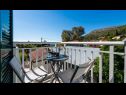 Apartmaji Silverija - garden and parking: SA1(2+1), SA2(2), SA3(2), SA4(2) Trsteno - Riviera Dubrovnik  - Studio apartma - SA4(2): balkon