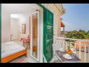 Apartmaji Silverija - garden and parking: SA1(2+1), SA2(2), SA3(2), SA4(2) Trsteno - Riviera Dubrovnik  - Studio apartma - SA4(2): balkon