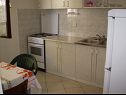 Apartmaji Smil - 30 m from sea: A1(4) Sućuraj - Otok Hvar  - Apartma - A1(4): kuhinja in jedilnica