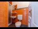 Apartmaji Perci- cosy and comfortable A1 Novi(2+2) , SA2 Stari(2) Krnica - Istra  - Apartma - A1 Novi(2+2) : kopalnica s straniščem