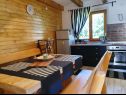 Hiša za počitnice Laura - wooden house: H(4+2) Drežnica - Kontinentalna Hrvaška - Hrvaška  - H(4+2): kuhinja in jedilnica
