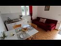 Apartmaji Kamena A3(2+1) Klimno - Otok Krk  - Apartma - A3(2+1): kuhinja in jedilnica