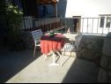 Apartmaji Ruka - free barbecue: A1(2), A2(2+1), A3(3) Mali Lošinj - Otok Lošinj  - Apartma - A1(2): vrtna terasa