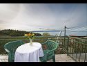 Apartmaji Panorama - terrace with sea view: A1(4) Brela - Riviera Makarska  - Apartma - A1(4): terasa