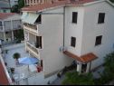 Apartmaji Lovre - close to the sea : A1(6), A2(4+1) prizemlje, A3(5) Brela - Riviera Makarska  - hiša