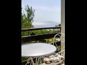 Apartmaji Goge - 90 m from the beach: A1(4), SA2(2) Gradac - Riviera Makarska  - Apartma - A1(4): pogled z balkona