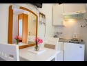 Apartmaji Goge - 90 m from the beach: A1(4), SA2(2) Gradac - Riviera Makarska  - Studio apartma - SA2(2): kuhinja in jedilnica
