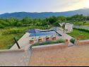 Hiša za počitnice Villa Vinka - with pool: H(6+2) Kozica - Riviera Makarska  - Hrvaška  - bazen (hiša in okolica)
