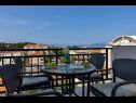 Apartmaji Josip - panoramic sea view & parking: A1(4+2) Makarska - Riviera Makarska  - terasa
