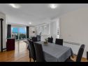 Apartmaji Josip - panoramic sea view & parking: A1(4+2) Makarska - Riviera Makarska  - Apartma - A1(4+2): jedilnica