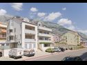 Apartmaji Ennio - free parking: A1(6+2) Makarska - Riviera Makarska  - hiša