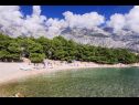 Apartmaji Ennio - free parking: A1(6+2) Makarska - Riviera Makarska  - plaža