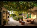 Hiša za počitnice Mirta - rustic villa: H(4+2) Podgora - Riviera Makarska  - Hrvaška  - vrtna terasa
