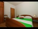 Apartmaji Slavica - free parking A1 Mali (3), A2 Veliki (4+1) Jezera - Otok Murter  - Apartma - A2 Veliki (4+1): spalnica