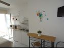 Apartmaji Mari - 40 m from sea: A1(4), A2(2+2), SA3(2) Krilo Jesenice - Riviera Omiš  - Studio apartma - SA3(2): kuhinja in jedilnica