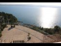 Apartmaji Paradiso with gorgeous sea view: A1 Doris (4+2), SA2 Petra (2+2), SA3 Nina (2) Lokva Rogoznica - Riviera Omiš  - pogled