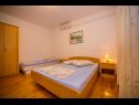 Apartmaji Saga - with swimming pool A2(2+1), A3(6+1) Lokva Rogoznica - Riviera Omiš  - Apartma - A2(2+1): spalnica