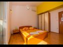 Apartmaji Saga 2 - with swimming pool A6(4+1), A7 (2+2), A8 (4+1) Lokva Rogoznica - Riviera Omiš  - Apartma - A7 (2+2): spalnica