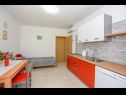 Apartmaji Neve - 50 m from beach: A4(5), A5(5), A3(2+1) Mandre - Otok Pag  - Apartma - A3(2+1): kuhinja in jedilnica