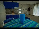 Apartmaji Daju - 3 colours: A1 plavi(2+2), A2 žuti(4+1), A3 narančasti(2) Ždrelac - Otok Pašman  - Apartma - A1 plavi(2+2): kuhinja in jedilnica