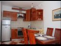 Apartmaji Pero - 50 m from sea : A1 Ljiljana(4), SA2(2), A3 Lea(2) Banjol - Otok Rab  - Apartma - A1 Ljiljana(4): kuhinja in jedilnica