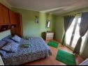 Apartmaji Robi- swimming pool and beautiful garden A1-žuti(5), A2-crveni(5), A3(3+1) Kampor - Otok Rab  - Apartma - A1-žuti(5): spalnica