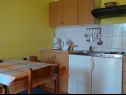 Apartmaji Nedo - 150 m from sandy beach: A1(2+1), A2(2+1) Lopar - Otok Rab  - Apartma - A1(2+1): kuhinja in jedilnica