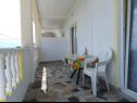 Apartmaji Nedo - 150 m from sandy beach: A1(2+1), A2(2+1) Lopar - Otok Rab  - Apartma - A2(2+1): terasa