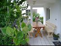 Apartmaji Rezikica - green oasis; A1(7), A2(9) Palit - Otok Rab  - Apartma - A1(7): terasa