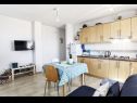 Apartmaji Adria - seafront & seaview: A1 Adriana (2+1), A2 Enzo (2+1) Lukovo Šugarje - Riviera Senj  - Apartma - A2 Enzo (2+1): kuhinja in jedilnica