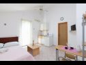 Apartmaji Vik - 250 m from beach A1(4), A2(3), A3(2), SA4(2) Brodarica - Riviera Šibenik  - Studio apartma - SA4(2): jedilnica