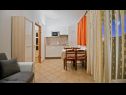Apartmaji Bisernica - with pool; A1(6), A2(6), A3(2) Ražanj - Riviera Šibenik  - Apartma - A3(2): kuhinja in jedilnica