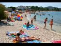 Apartmaji Tonci - by the sea: A2(4), A3(4) Rogoznica - Riviera Šibenik  - plaža
