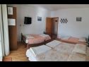 Apartmaji Tonci - by the sea: A2(4), A3(4) Rogoznica - Riviera Šibenik  - Apartma - A2(4): spalnica
