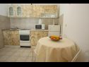 Apartmaji Tonci - by the sea: A2(4), A3(4) Rogoznica - Riviera Šibenik  - Apartma - A3(4): kuhinja in jedilnica