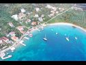 Apartmaji Delfin - sea view: A3(2+2), A4(2+2) Šepurine (Otok Prvić) - Riviera Šibenik  - plaža