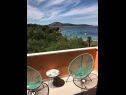 Apartmaji Delfin - sea view: A3(2+2), A4(2+2) Šepurine (Otok Prvić) - Riviera Šibenik  - Apartma - A3(2+2): terasa