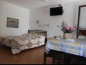 Apartmaji Desy - free parking & BBQ: SA1(2+2), SA2(2+2), A3(4+2) Srima - Riviera Šibenik  - Studio apartma - SA2(2+2): interijer