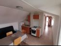 Apartmaji Budi - near sandy beach A1(4), A2(4), A3(4) Vodice - Riviera Šibenik  - Apartma - A3(4): kuhinja in jedilnica