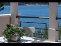 Apartmaji Roko - seaside apartments: A1- Roko (4), A2 - Roza (4) Zatoglav - Riviera Šibenik  - Apartma - A2 - Roza (4): pogled z balkona