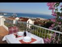Apartmaji Mili - with sea view: A1-ST2 (2+1) Split - Riviera Split  - hiša