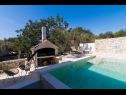 Hiša za počitnice Bože - 10m from the sea: H(10+2) Drvenik Mali (Otok Drvenik Mali) - Riviera Trogir  - Hrvaška  - bazen
