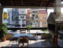 Apartmaji Milka - 100m from the sea A1(4), A2(2+1) Seget Donji - Riviera Trogir  - skupna terasa